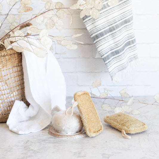 SustainaBLAH Biodegradable Loofah Pads - 2 pack