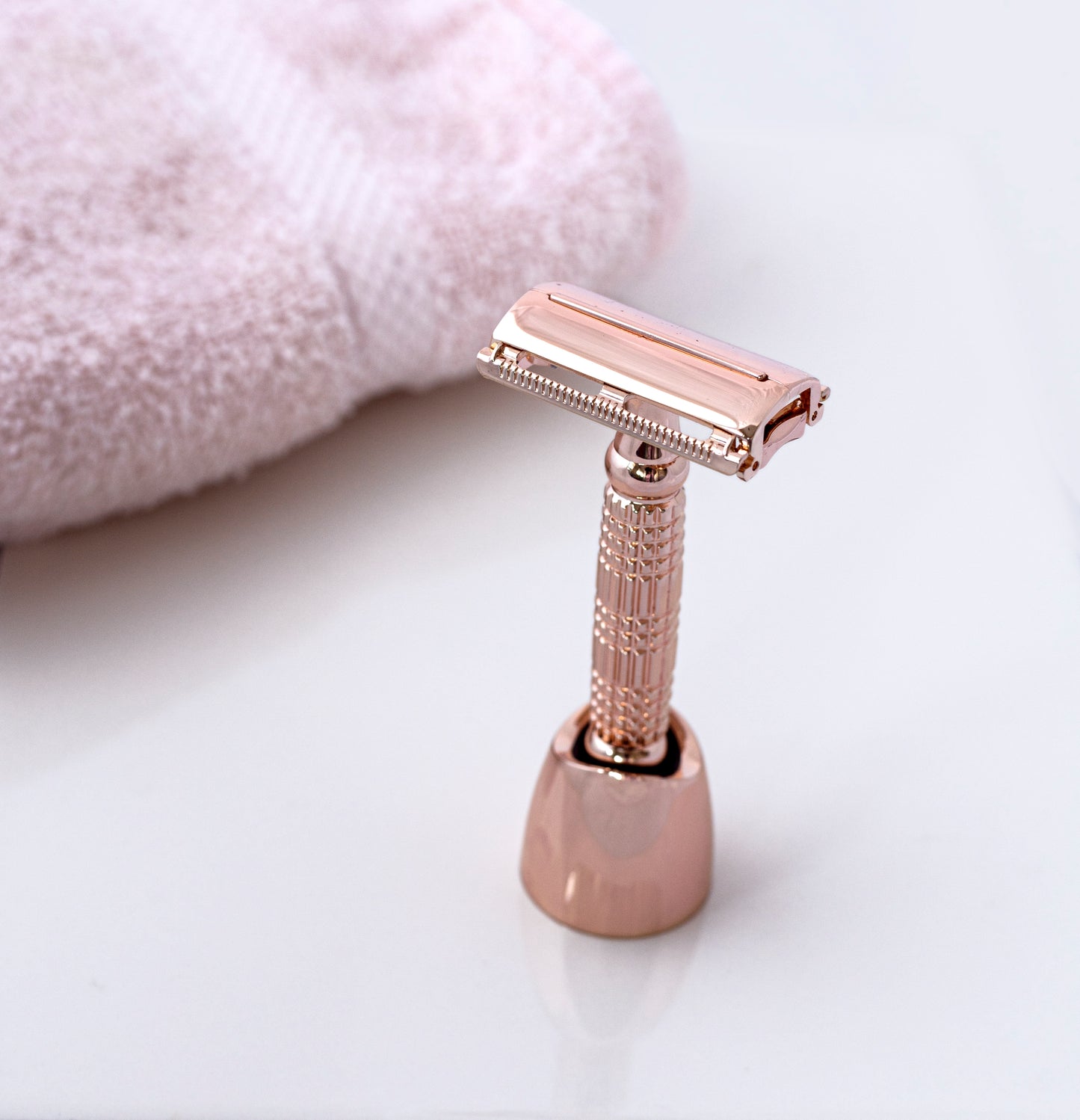 SustainaBLAH Safety Razor Stand - The Rose Gold Edition