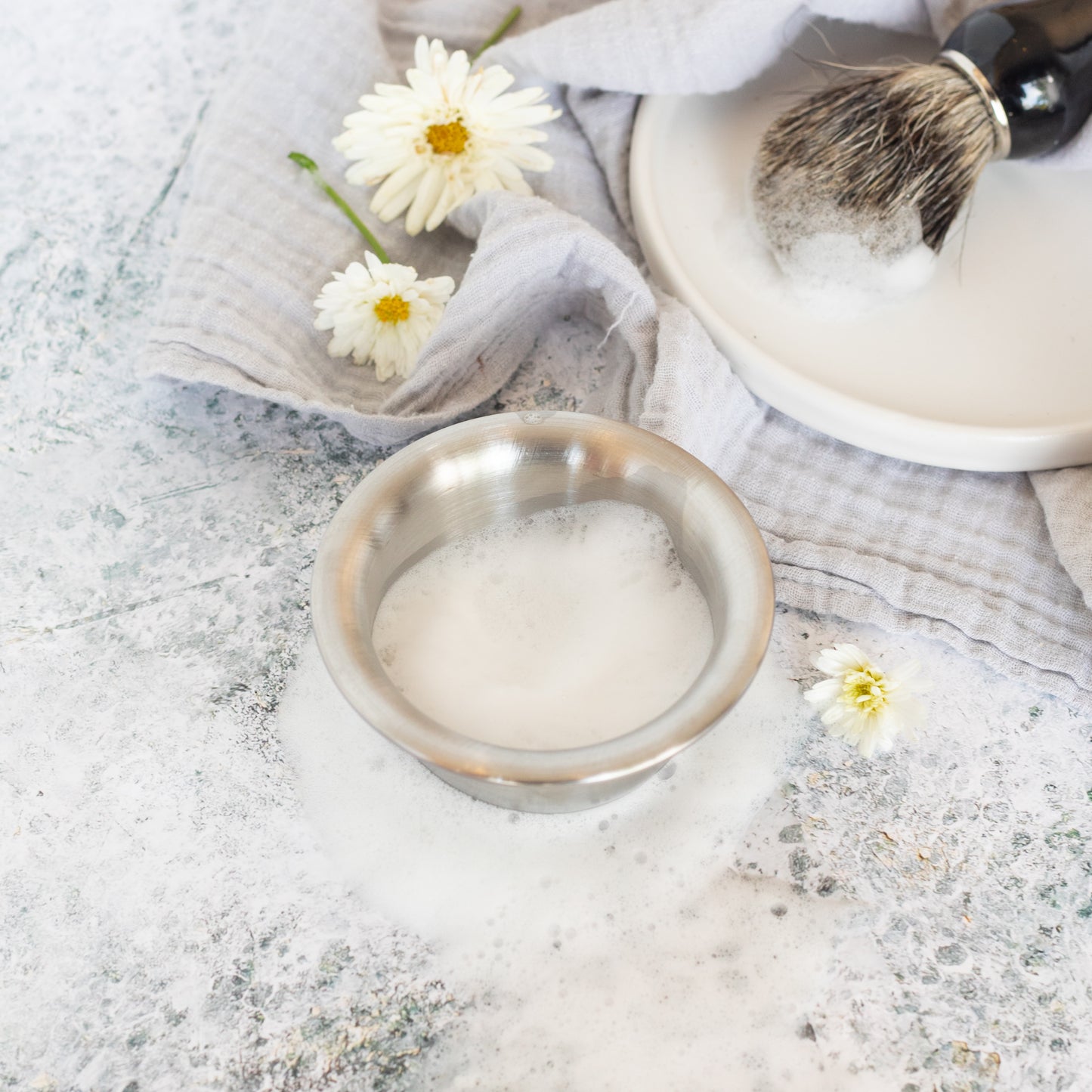 SustainaBLAH Stainless Steel Shaving Bowl