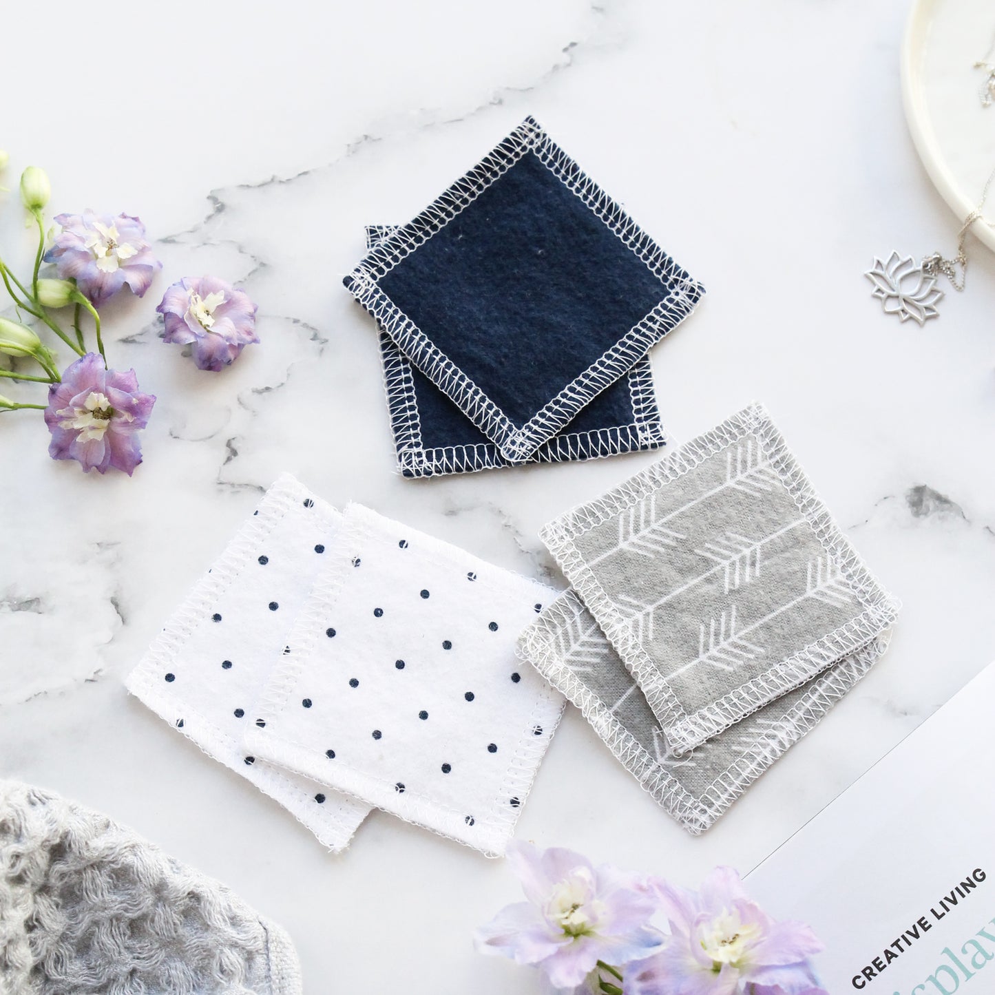 SustainaBLAH NZ Made Washable Makeup Remover Pads